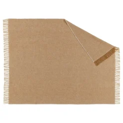 Sandstone wool throw 130x180 cm, Mustard