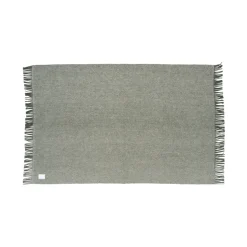 Sandstone wool throw 130x180 cm, Khaki green
