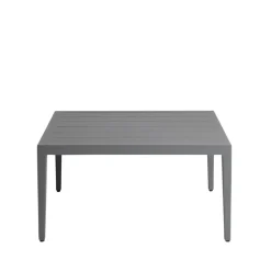 Santander coffee table 78x78x40 cm, Grey aluminum
