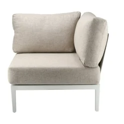 Santander modul sofa corner module, White-beige