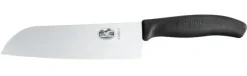 Santoku knife Swiss classic Gift Box, Black