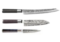 Satake knife set 3 pieces, Steel