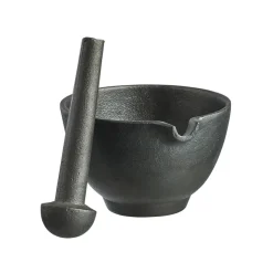 Satake Nabe cast-iron mortar, Black