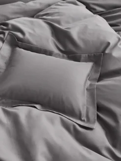 Satina pillowcase, Grey, 50x60 cm