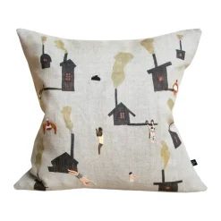 Sauna pillowcase 45x45 cm, Beige