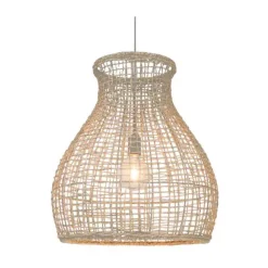 Seagrass Ceiling Lamp 55 cm, Brown