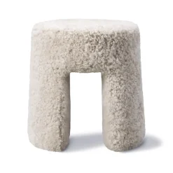 Sequoia ottoman, Sheepskin moonlight