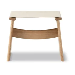 Seto stool, Natural canvas-oiled oak