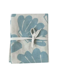 Shell blanket 120x120 cm, Aqua