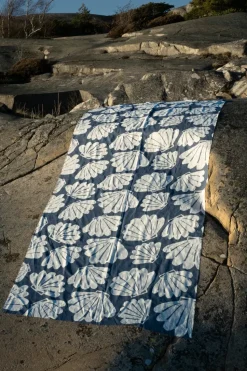 Shell fabric, Blue
