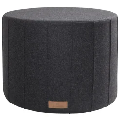 Shepherd pouf Anja 40x50 cm, black