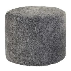 Shepherd sit pouf Frida, graphite grey