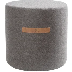 Shepherd sit pouf Sara 40 cm, granite