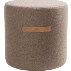 Shepherd sit pouf Sara 40 cm, Cappuccino