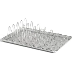 Shortwave dish-drying rack, stainless steel