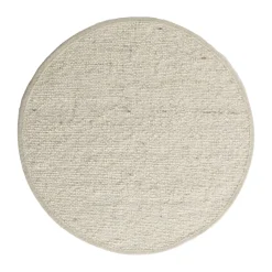 Sierrafil round rug, Natural white no. 11, Ø170 cm
