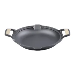 Signature Paella Pan Cast Iron 33 cm, Black
