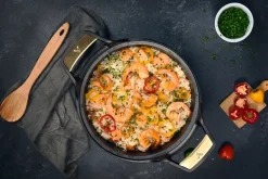Signature Paella Pan Cast Iron 33 cm, Black