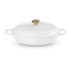 Signature shallow casserole 3.5 l, White