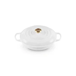 Signature shallow casserole 3.5 l, White