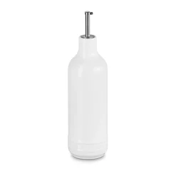 Signature stoneware oil bottle 0.6 L, White