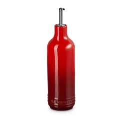 Signature stoneware oil bottle 0.6 L, Cerise