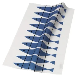 Sill kitchen towel, white-blue