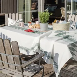 Sill oilcloth 145x220 cm, green-grey