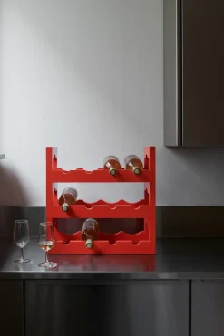 Silo stapelbart wine rack, Red