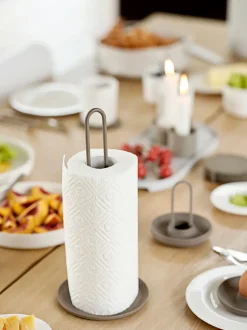 Singles kitchen roll holder, Taupe