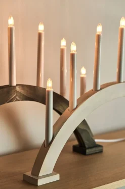 Sky advent candle bow 41 cm, Dark oil