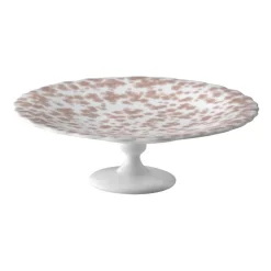 Slåpeblom cake platter Ø21 cm, Pink