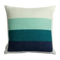Åsmund bold cushion 50x50 cm, Red-turquoise