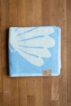 Snäcka bath towel 70x140 cm, Blue