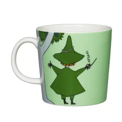 Snufkin Moomin mug, green