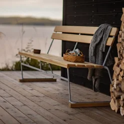 Soffa 5 sofa, Teak-hot-dip galvanized stand