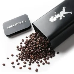 Solstickan coffee jar 20.5 cm, Matt black