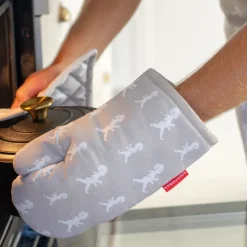 Solstickan oven glove 22x30 cm, Grey