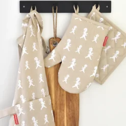 Solstickan oven glove 22x30 cm, Sand