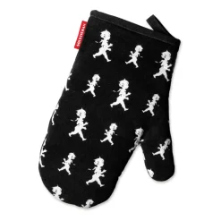 Solstickan oven glove 22x30 cm, Black