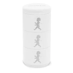 Solstickan storage jar three pieces 8.5 cm, White