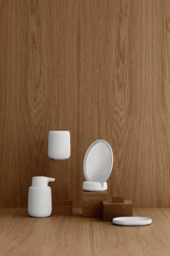 Sono Vanity table mirror Ø17 cm, White
