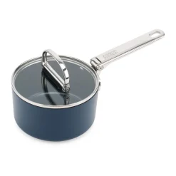 Space non-stick saucepan with lid Ø15 cm, Blue