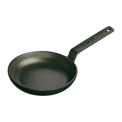 Staub mini frying pan cast iron 0.15 L, Black