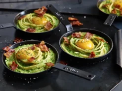 Staub mini frying pan cast iron 0.15 L, Black