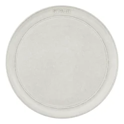 Staub New White Truffle plate, Ø22 cm