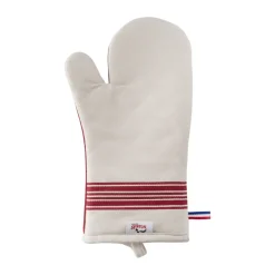 Staub oven mitt 2-pack cotton, Cherry-beige