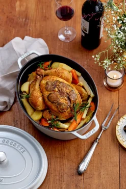 Staub White Truffle casserole oval, 5.5 l