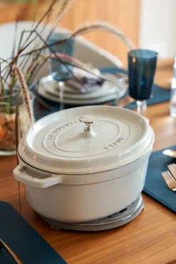 Staub White Truffle casserole oval, 5.5 l