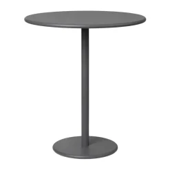 STAY outdoor side table Ø40 cm, Warm grey